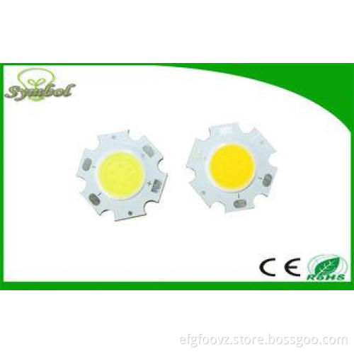 3 w - 15w 10mm Round Luminous Surface Hexagon COB Leds With